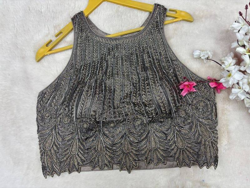 Kad-Dana Embroidered High-Neck Blouse - View 6
