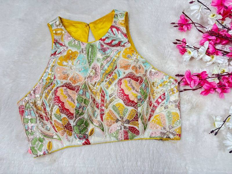 Shweta Abha Embroidered Blouse - View 3
