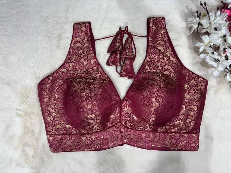 Vaidehi Brocade Blouse - View 11