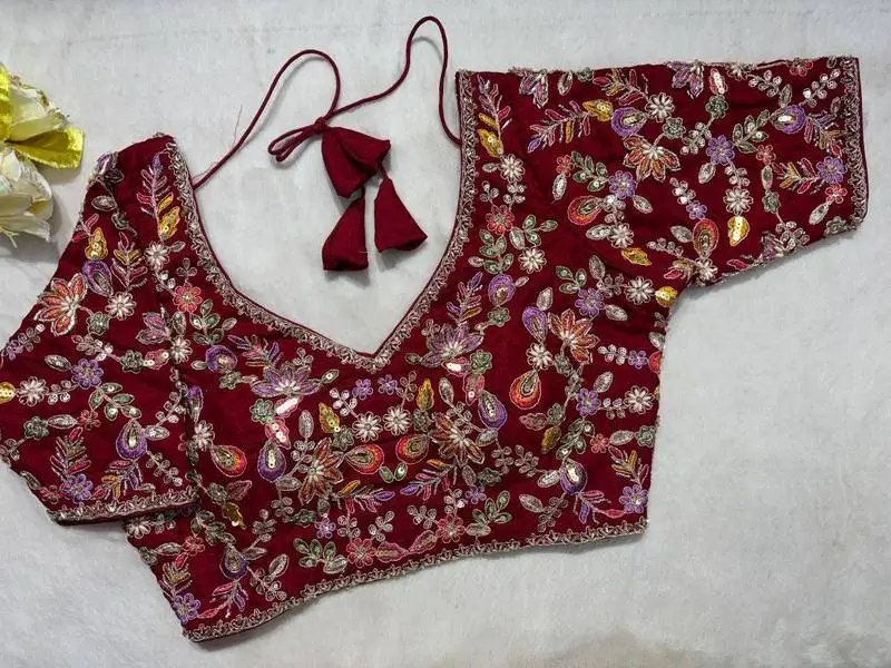 Vasudha Handcrafted Blouse - View 6