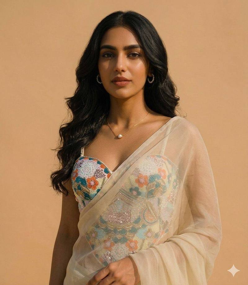 Phoolkari Hand-Embroidered Corset - View 1
