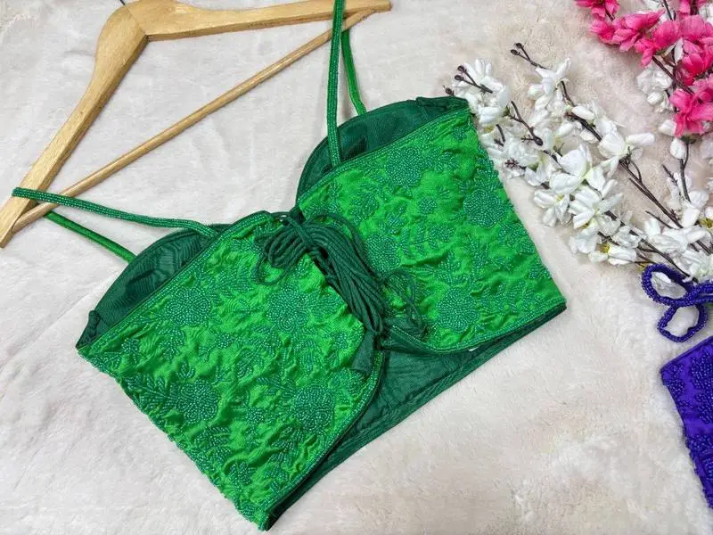 Floral Embroidered Bustier Corset - View 5
