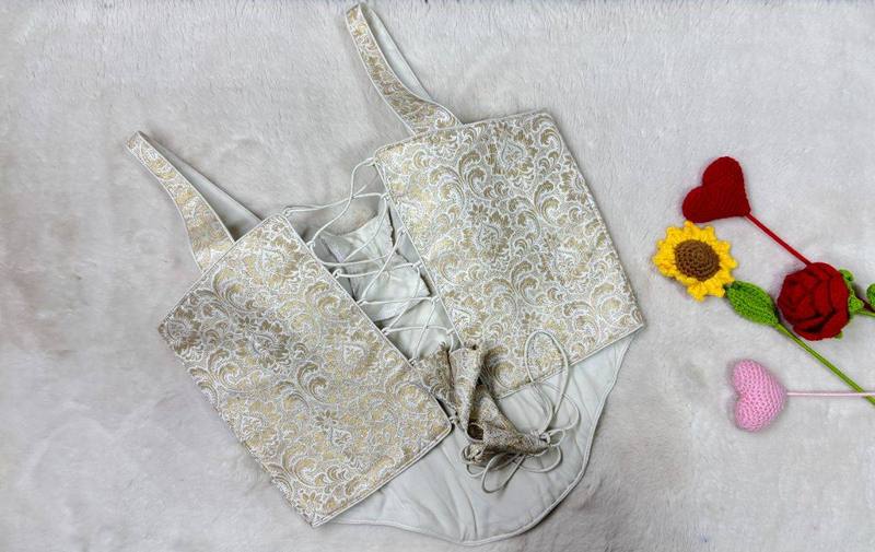 Rajsi Ivory Corset Blouse - View 4