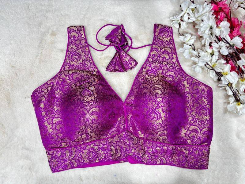 Vaidehi Brocade Blouse - View 13