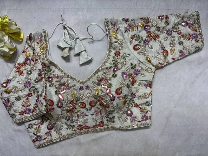 Vasudha Handcrafted Blouse - View 9