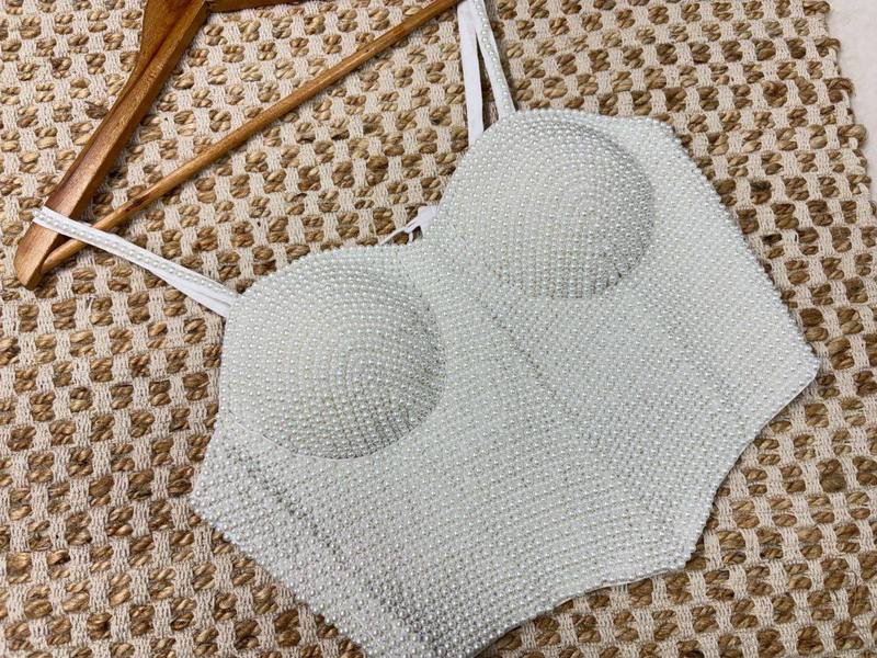 Chaand Moti Bustier Blouse - View 1