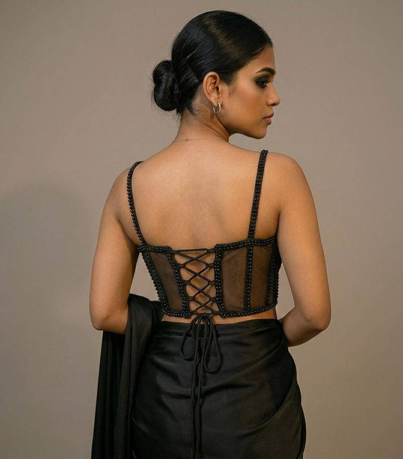 Midnight Muse Corset Blouse - View 2