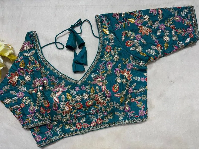 Vasudha Handcrafted Blouse - View 11