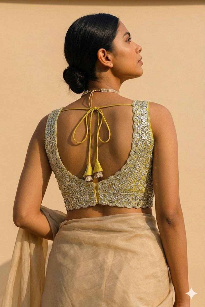 Kankak Zari Blouse  - View 2