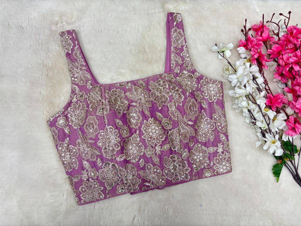 Lavanya Lavender Blouse - View 3