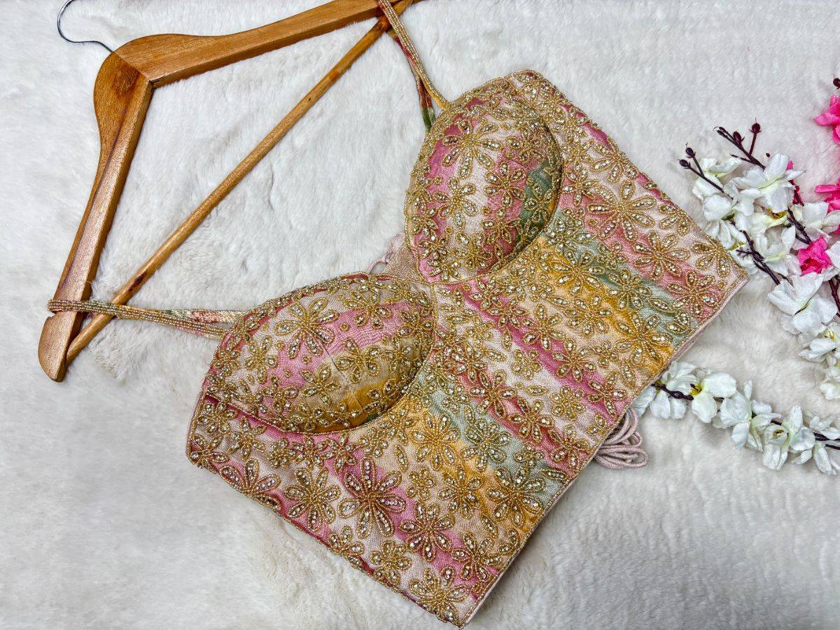Pastel Bloom Corset Blouse - View 9