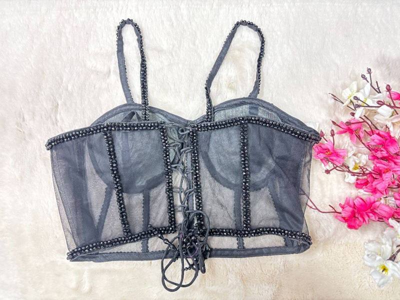 Midnight Muse Corset Blouse - View 4