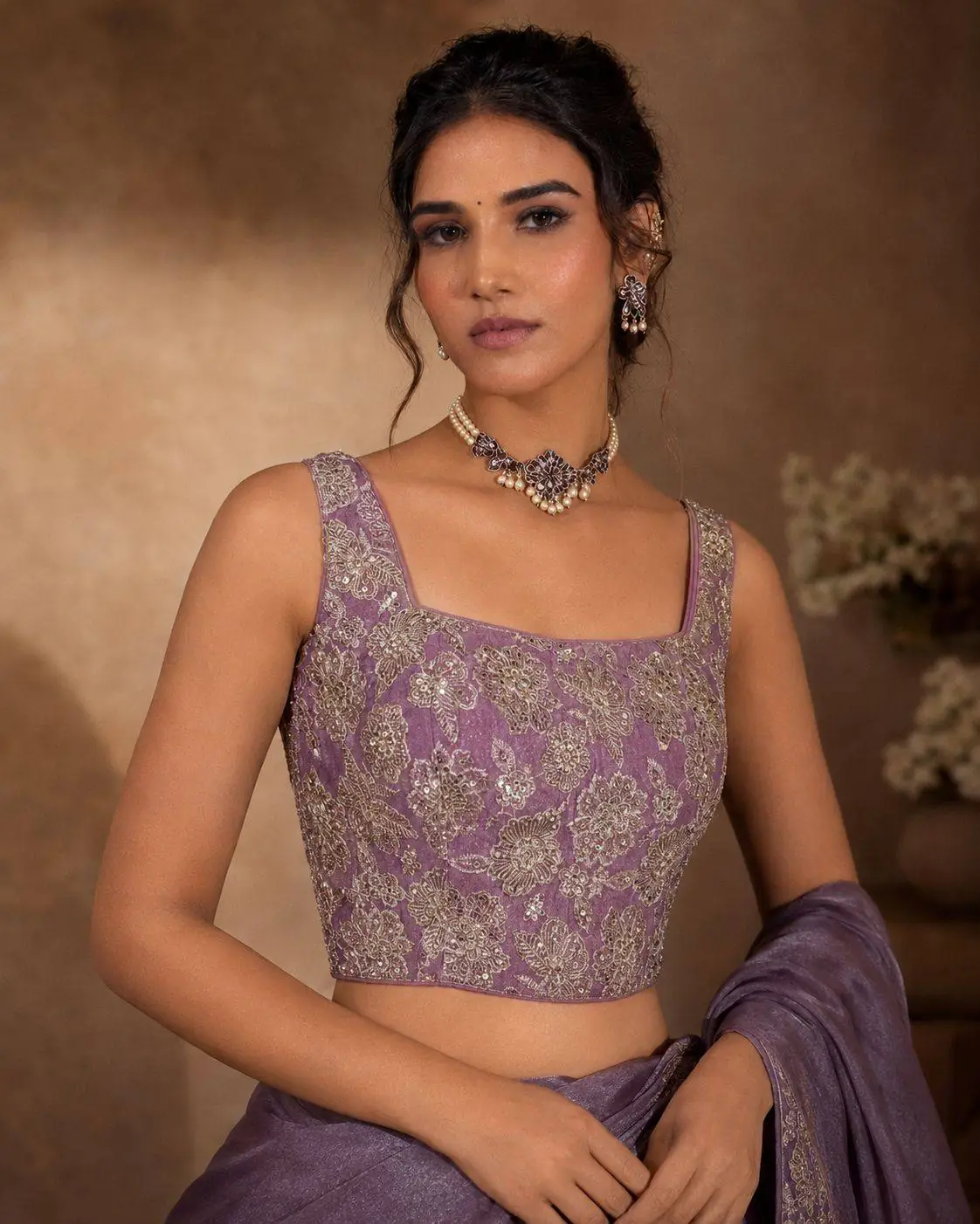 Lavanya Lavender Blouse