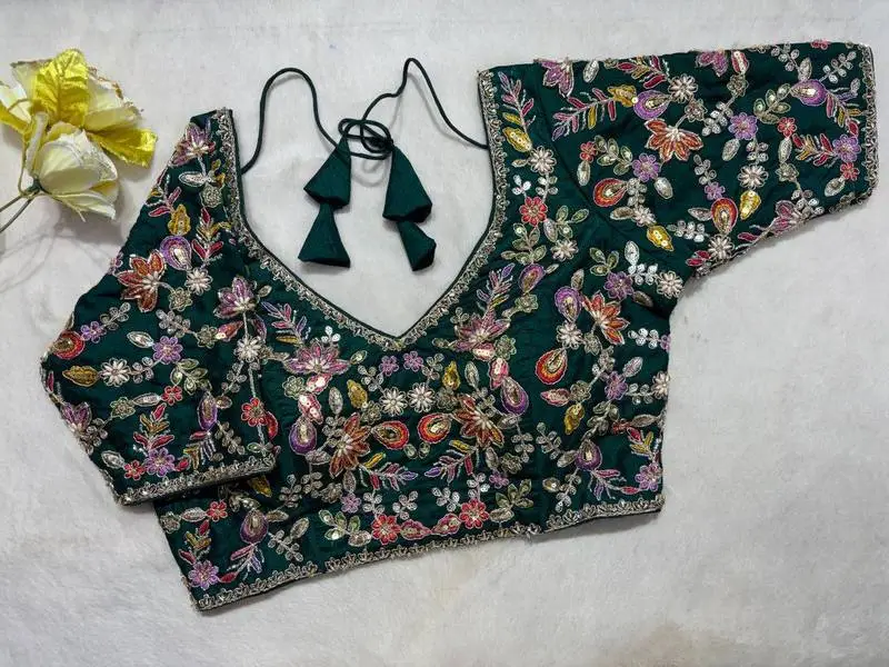 Vasudha Handcrafted Blouse - View 7