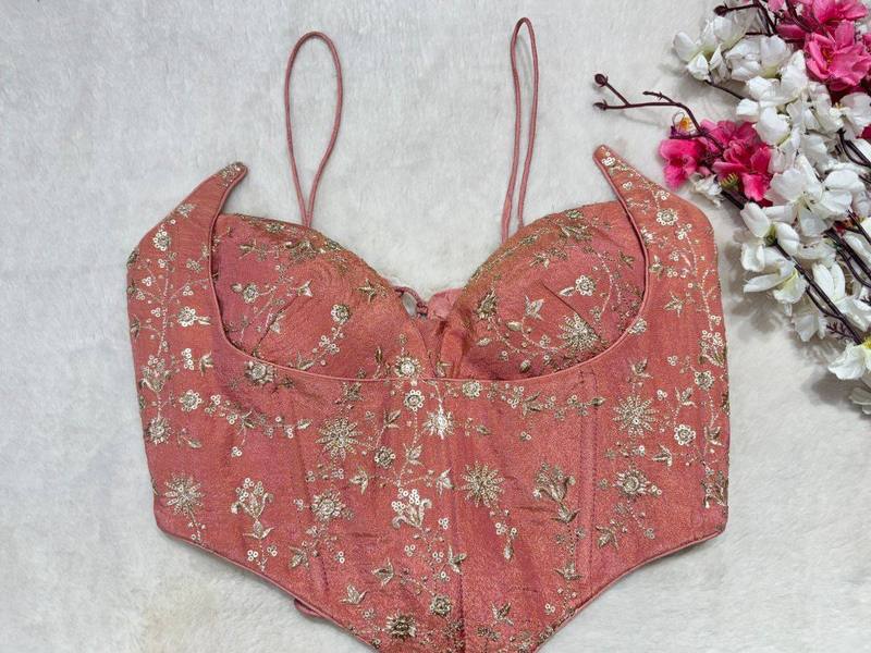 Gulnaar Embroidered Corset Blouse - View 3