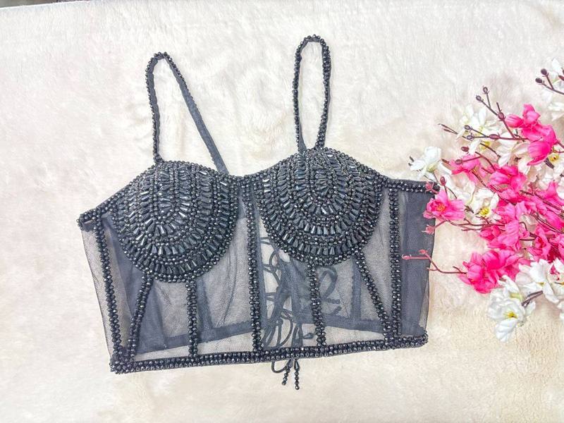 Midnight Muse Corset Blouse - View 3