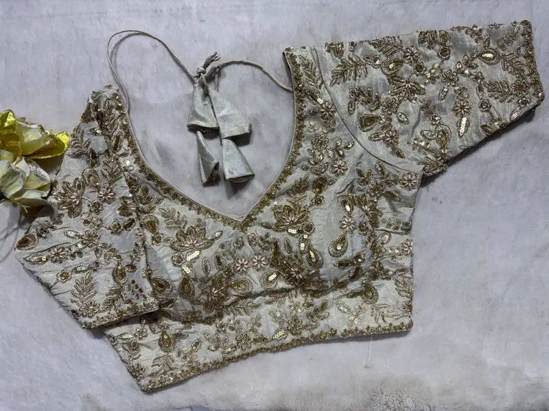 Vasudha Handcrafted Blouse - View 8