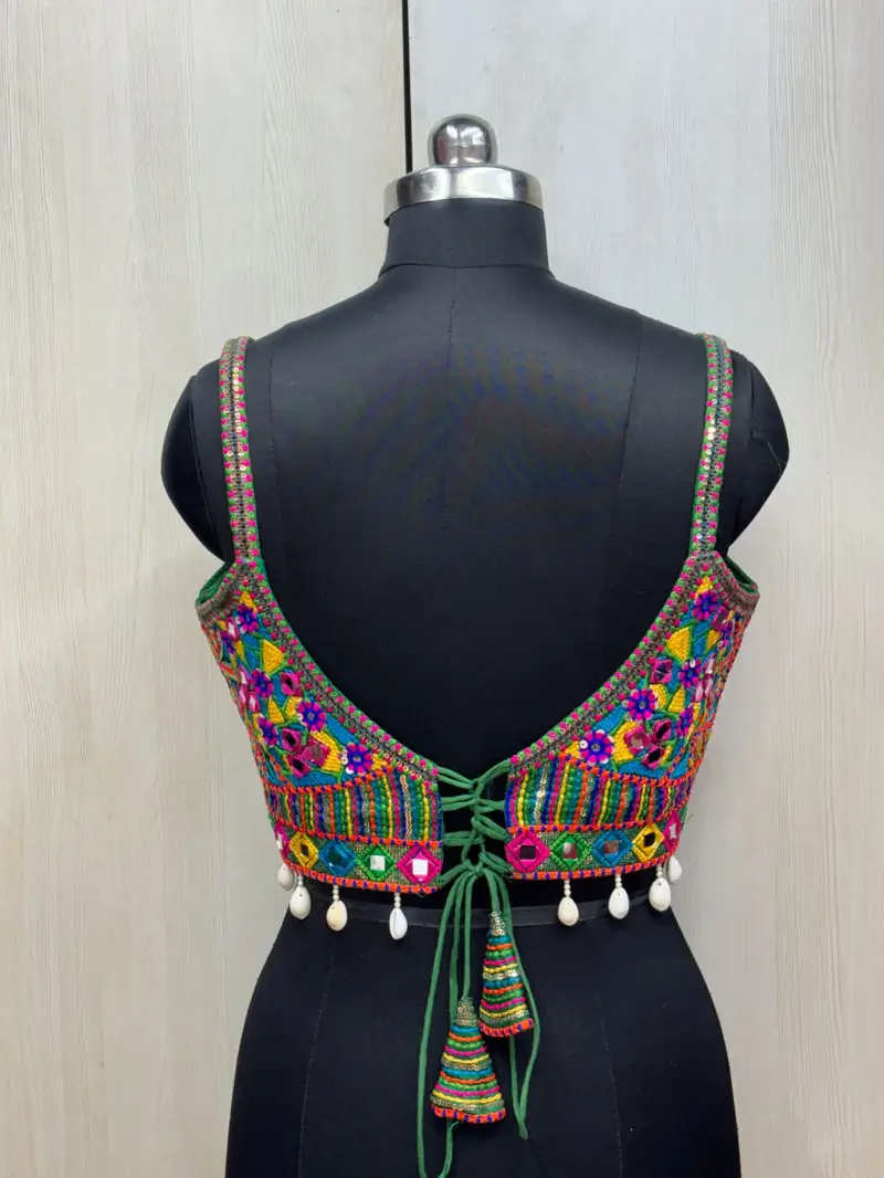 Gulrang Mirror Work Blouse - View 2