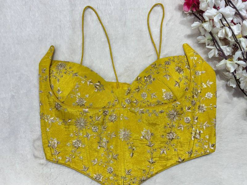 Gulnaar Embroidered Corset Blouse - View 5