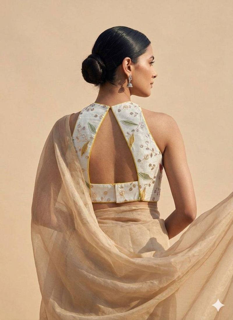 Shweta Abha Embroidered Blouse - View 2