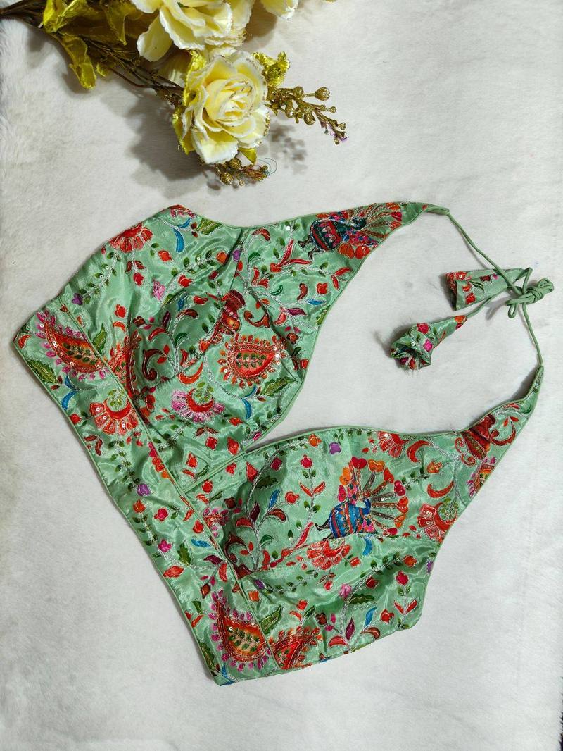Mayurika Halter Neck Blouse - View 6