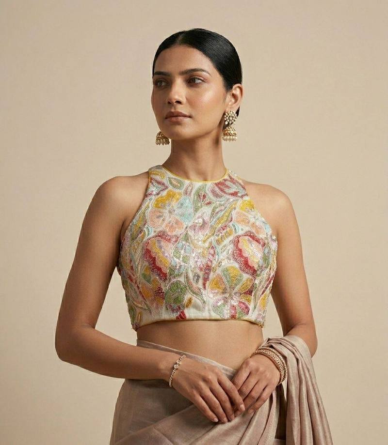 Phool Mahal Blouse for Sarees & Lehengas - View 1