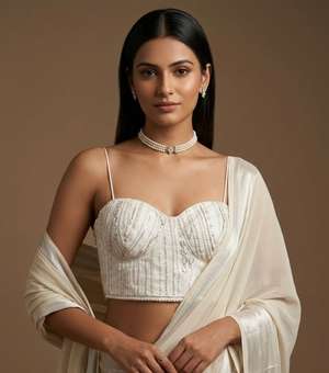 Pearl & Sequin Embellished Cors