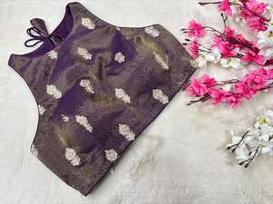 Embroidered Halter neck Designer Blouse