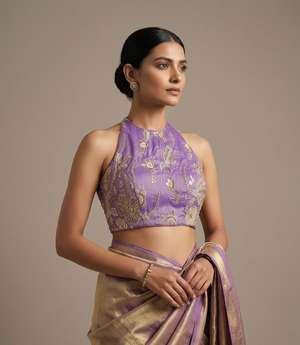 Lavender Jharokha Blouse